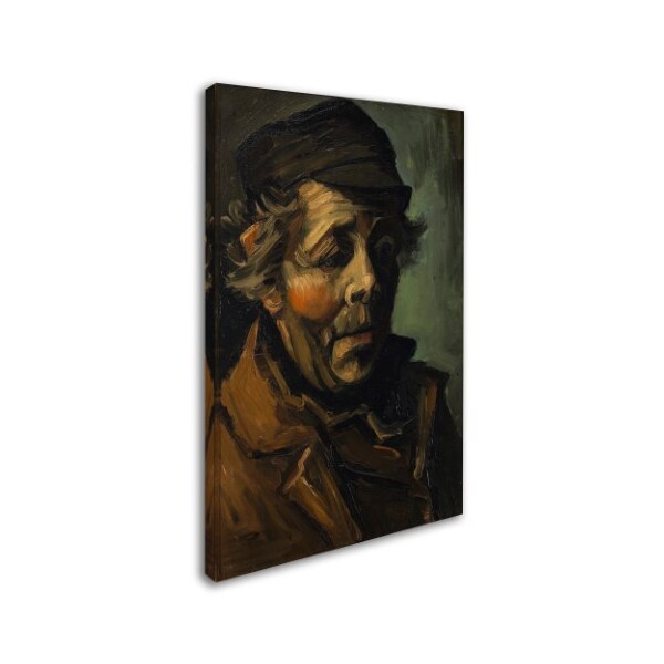 Van Gogh 'Head Of A Peasant' Canvas Art,12x19